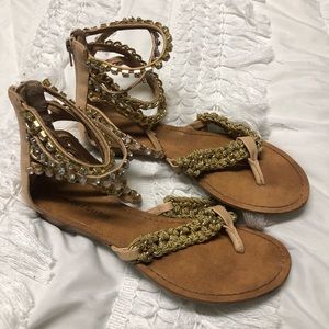 Jewel Strapped Sandals